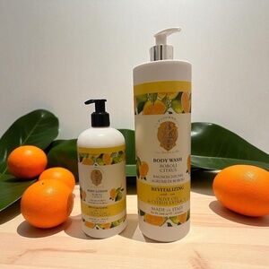 La Florentina Boboli Citrus Body Wash + Lotion Set | 33.8 oz + 16.9 oz